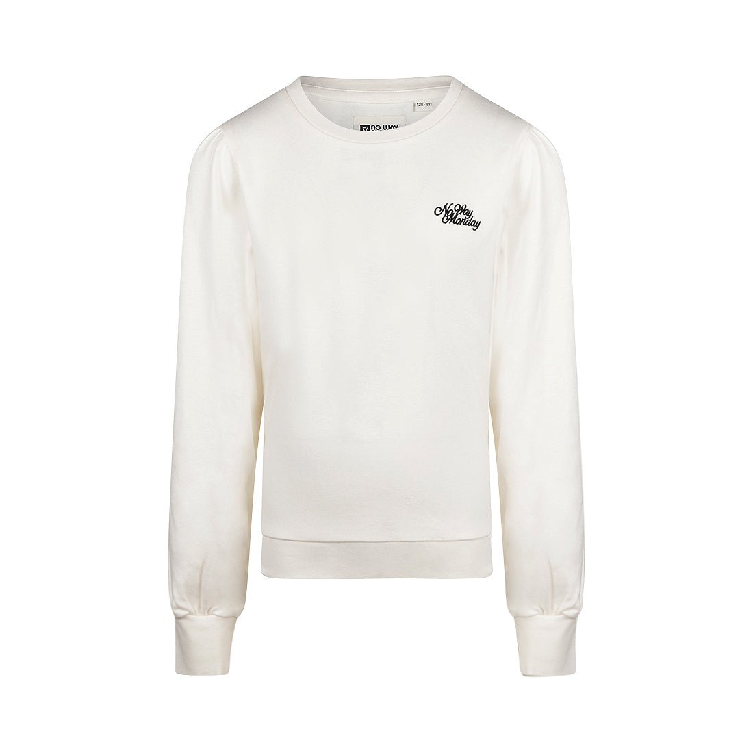 Sweater blanco con estampado "No Way Monday" - Kool KidsNWMKool KidsQ52048Sweater blanco con estampado "No Way Monday"8 AñosOff White